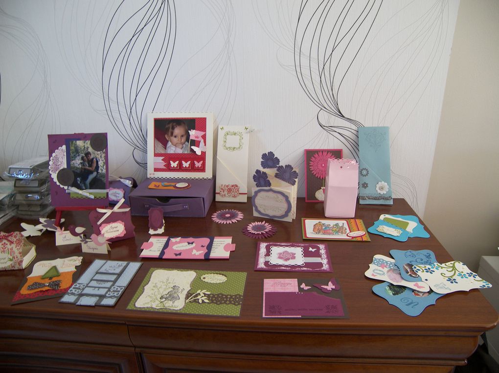 Voici toutes mes créations de cartes confectionnées en 2012 avec les produits Stampin'Up!