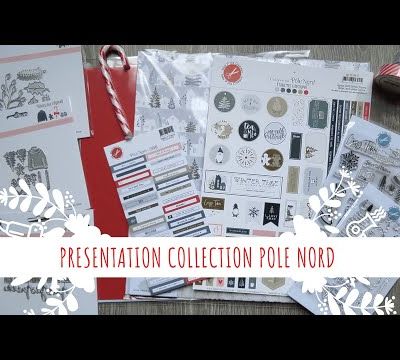Carte village enneigé collection Pôle Nord