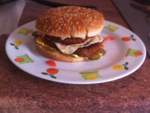 Hamburger maison par Julie 