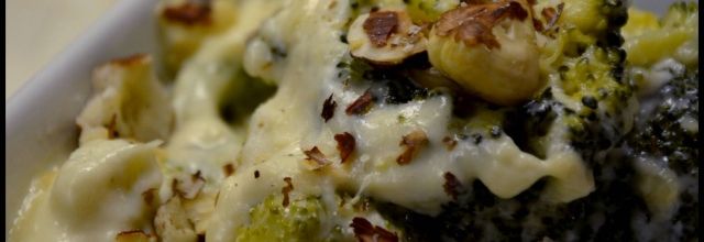 Quel légume manger aujourd'hui? si on faisait des brocolis au mascarpone et aux noisettes?