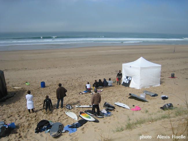 compet de body surf et surf du 2 mai 2009