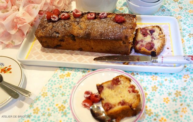 Quatre Quart aux framboises, recette de Pierre Hermé