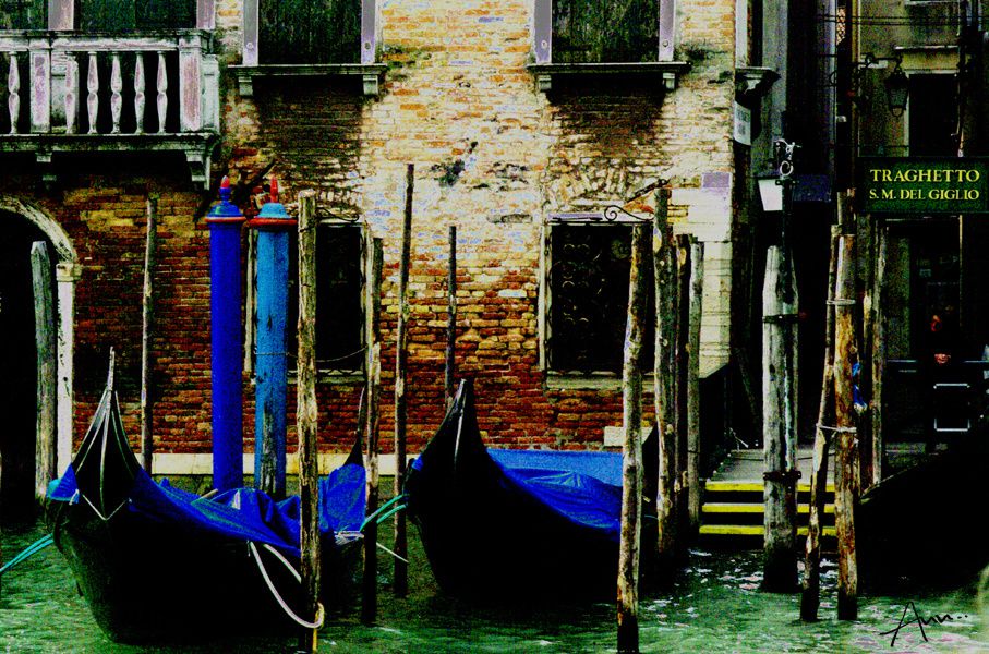 Venise, Italie, lagune,