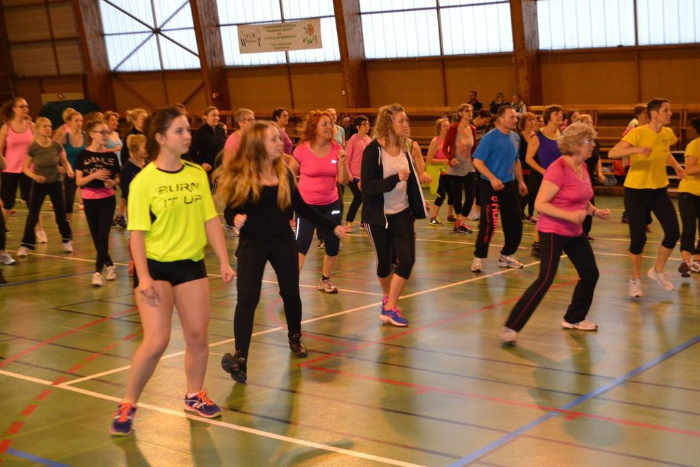 Soirée Zumba et remise du don au profit des Restos du Coeur le 8 mars 2015