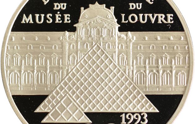 Monnaie de Paris : Trésors du Louvre : 100 francs argent belle épreuve Mona Lisa - La Joconde 1993 France