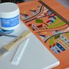 TUTO : partie 1 : comment coller votre broderie sur un châssis de peintre