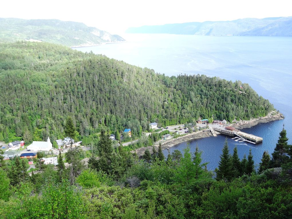 Le fjord du Saguenay entre Tadoussac et Sainte-Rose du Nord
