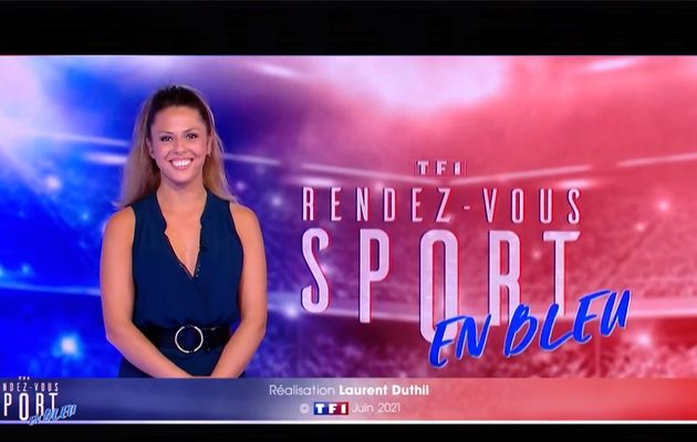 Marine Marck Rendez Vous Sport TF1 le 19.06.2021