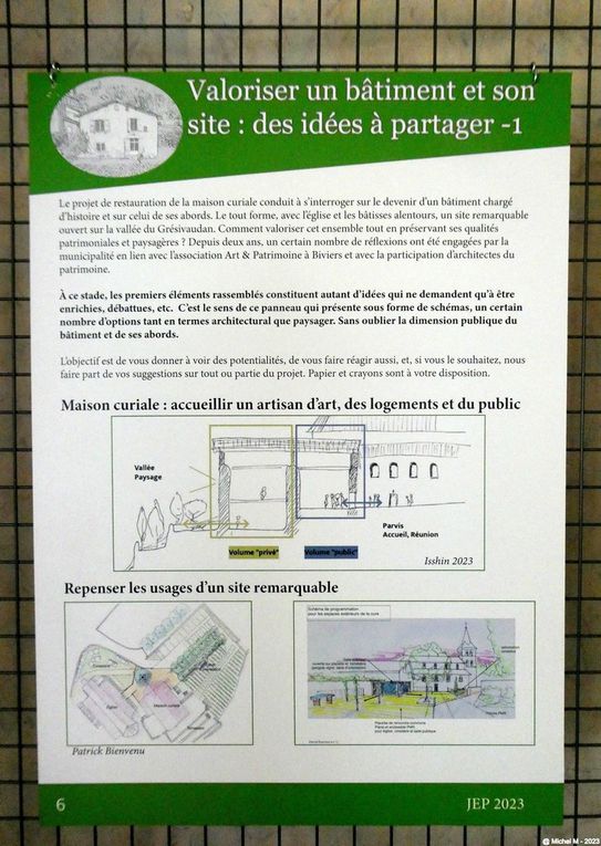 Journées du Patrimoine 2023: autour de la maison curiale, patrimoine à Biviers