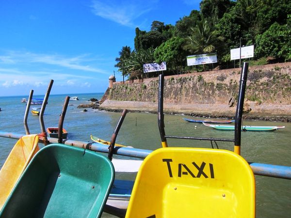  Morro de Sao Paulo  et les taxi brouettes 