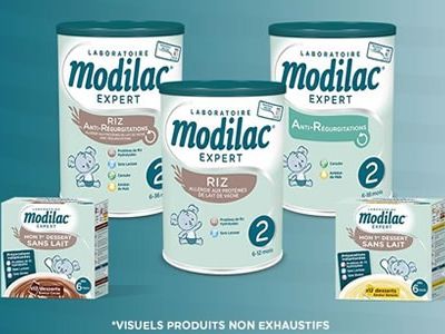 rappel de produits de nutrition infantile de la marque Modilac