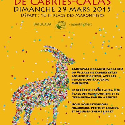 CARNAVAL Le Dimanche 29 Mars à 10H