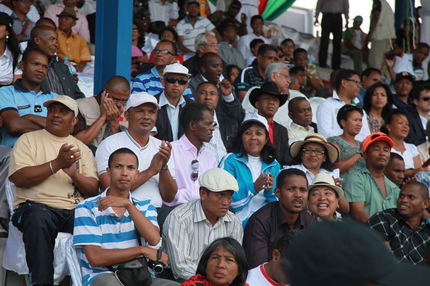 Inauguration du Kianja (Stade) Makis de Madagascar, à Andohatapenaka, par le Président Andry Rajoelina. 4ème partie. Photos: Harilala Randrianarison