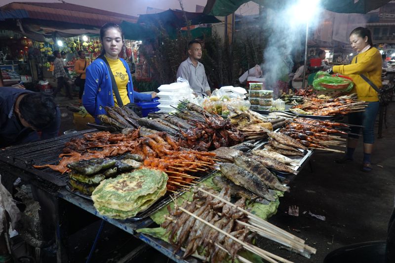 Les marchés Cambodgiens