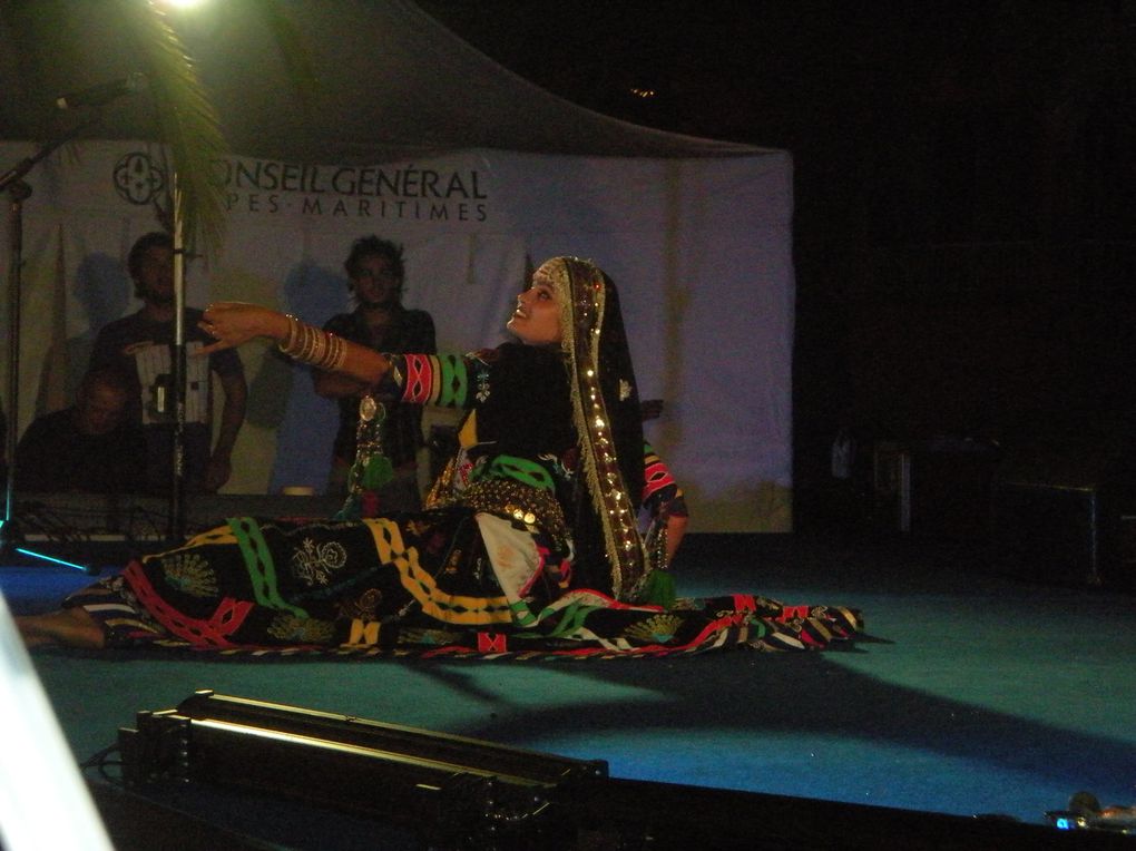 Photos du spectacle de DHOAD,les gitans du Rajasthan sur le parvis du musée des arts asiatiques de NICE dans le cadre des soirées estivales de la ville,le 17 Juillet 2012.