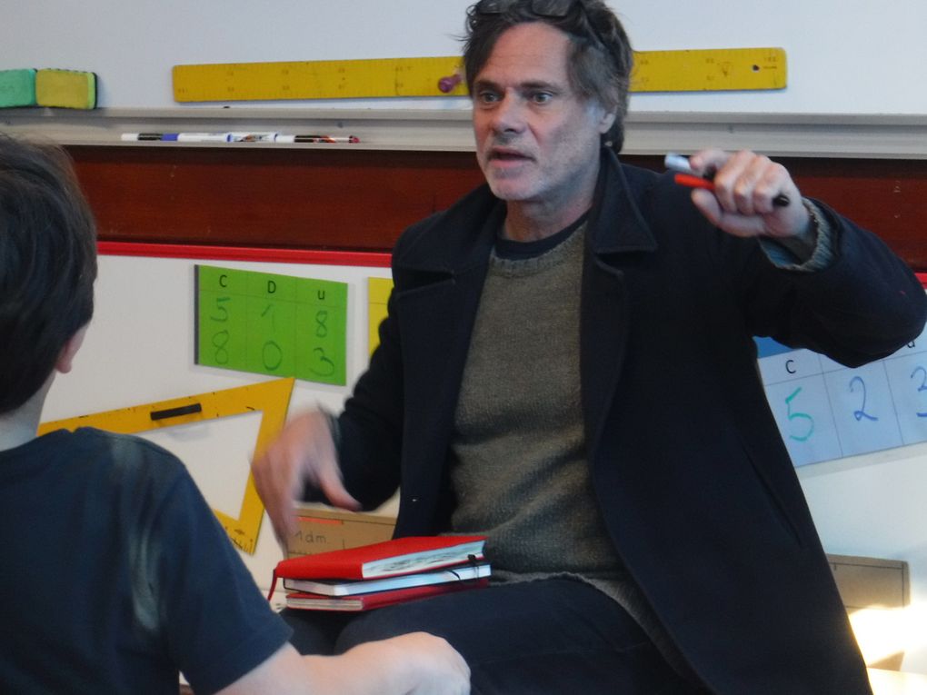 Un auteur et illustrateur célèbre en classe !