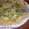 Omelette au thon et fromage