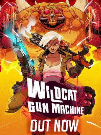 Affiche du jeu « Wildcat Gun Machine »