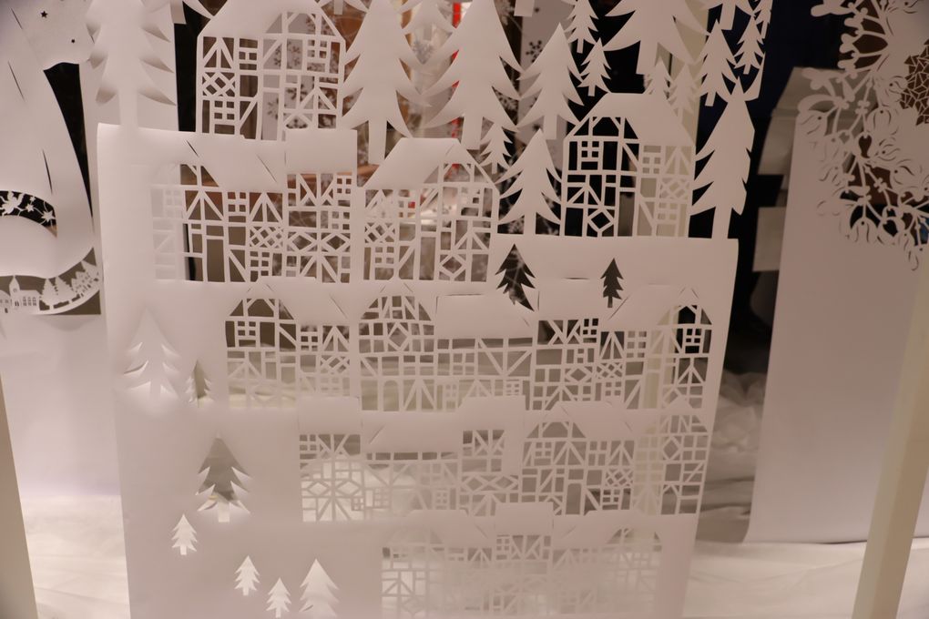 Marché de Noël d'Obernai ,2. Exposition de dentelles de papier