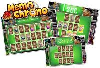 Jouez au jeu en ligne Memo Chrono sur Prizee