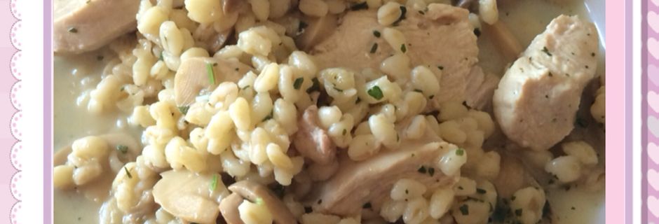 Blesotto aux champignons et au poulet WW ( Cookeo )