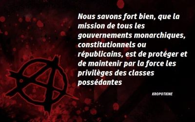 ★ Ce qu’est l’anarchie et ce que sont les anarchistes 