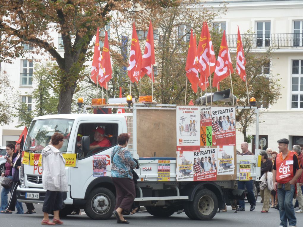 Réforme des retraites, le mouvement social sans précédent à Montargis: le 25 mai, les 7 et 23 septembre, les 2,12 et 16 octobre 2010