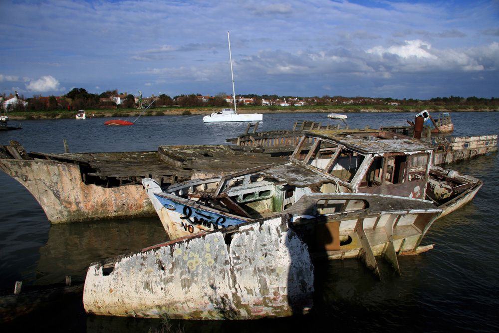 Album - Cimetière de bateaux à Noirmoutier