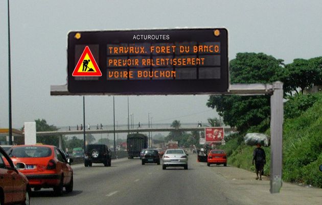 Les Panneaux à Messages Variables (PMV)Une innovation arrive à Abidjan