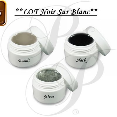 Lot "Noir Sur Blanc" 3 x 5ml