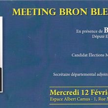 Meeting Bron Bleu Marine