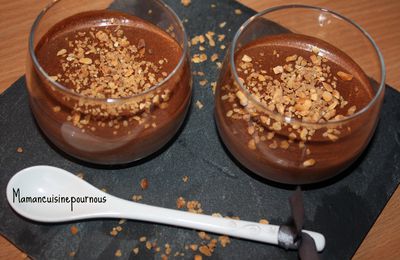 Interblog 14 : mousse au chocolat aux éclats de noisette