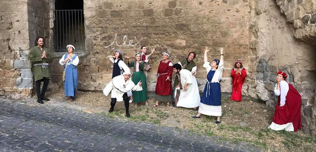 Novelle Boccaccesche col Teatro degli EstroVersi ai Ludi alla Fortezza di Orvieto (TR)