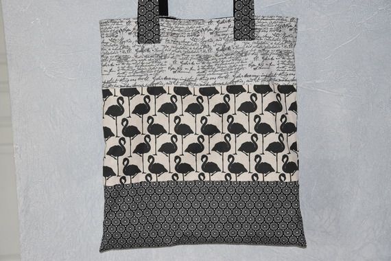 Tot Bag doublé coton - Tissus différents motifs 