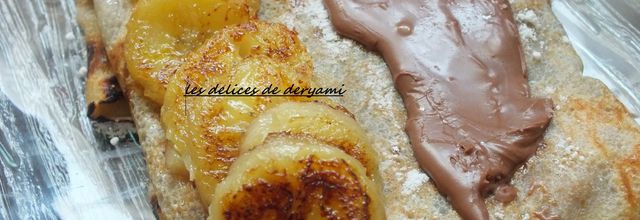 Crèpes chocolat et banane 