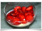 Panna cotta au fraise