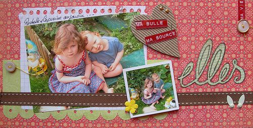 Réalisations faites pour le challenge bulle2scrap