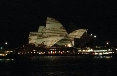 Opera House during one night