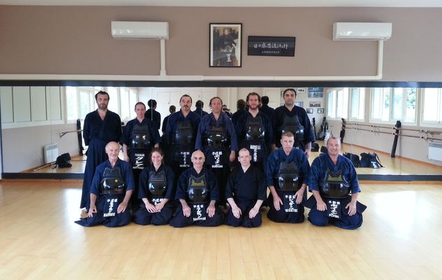 Visite de Jean Jacques LAVIGNE Kyoshi 7ème Dan au FUDOKAN DOJO