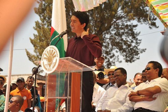 Vendredi 12 octobre 2012. Le Président Andry Rajoelina : première visite dans la Région Itasy (Soavinandriana, Analavory, Ampefy).