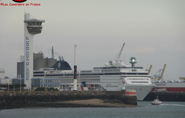 Départ du MSC Opera au Havre le 09/10/14.