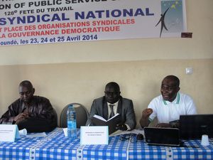 CAMEROUN:GOUVERNANCE DEMOCRATIQUE: RÔLE ET PLACE DES ORGANISATIONS SYNDICALES AU CENTRE D'UN FORUM A YAOUNDÉ. 