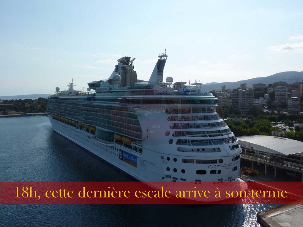 Retour en Espagne, ou plutôt sur une ile espagnole: Palma de Majorque, ultime escale de cette magnifique croisière. 