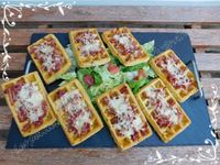 Gaufres gratinées à la carotte