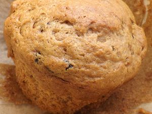 Muffins aux noix,pépites de chocolat, sans beurre,sans œufs ni lait, IG bas à l'épeautre T150