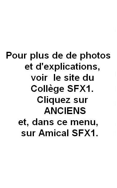 Activités de l'Amicale des professeurs retraités du Collège SFX