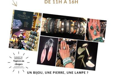 Rappel : Expovente mardi 7 mai, ISMAELIA Bijoux, de 11h à 16h niveau A2