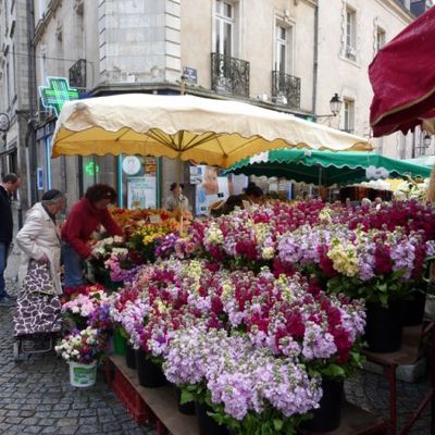 Le marché de Vannes, samedi.