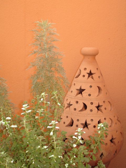 Les orangers en fleurs qui embaument la ville entière, les jasmins odorants qui coulent de la terrasse au patio et vice versa, les bougainvillés chatoyants. Tout au Dar Ma Ward n'est que doucuer, luxe et volupté...