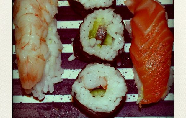 Premiers sushis
